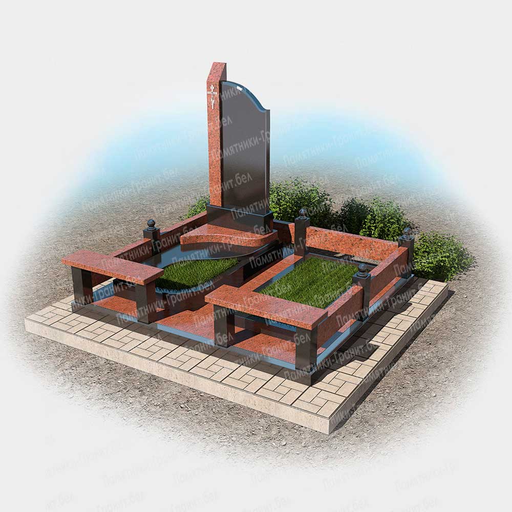 Гранитный памятник в Острино